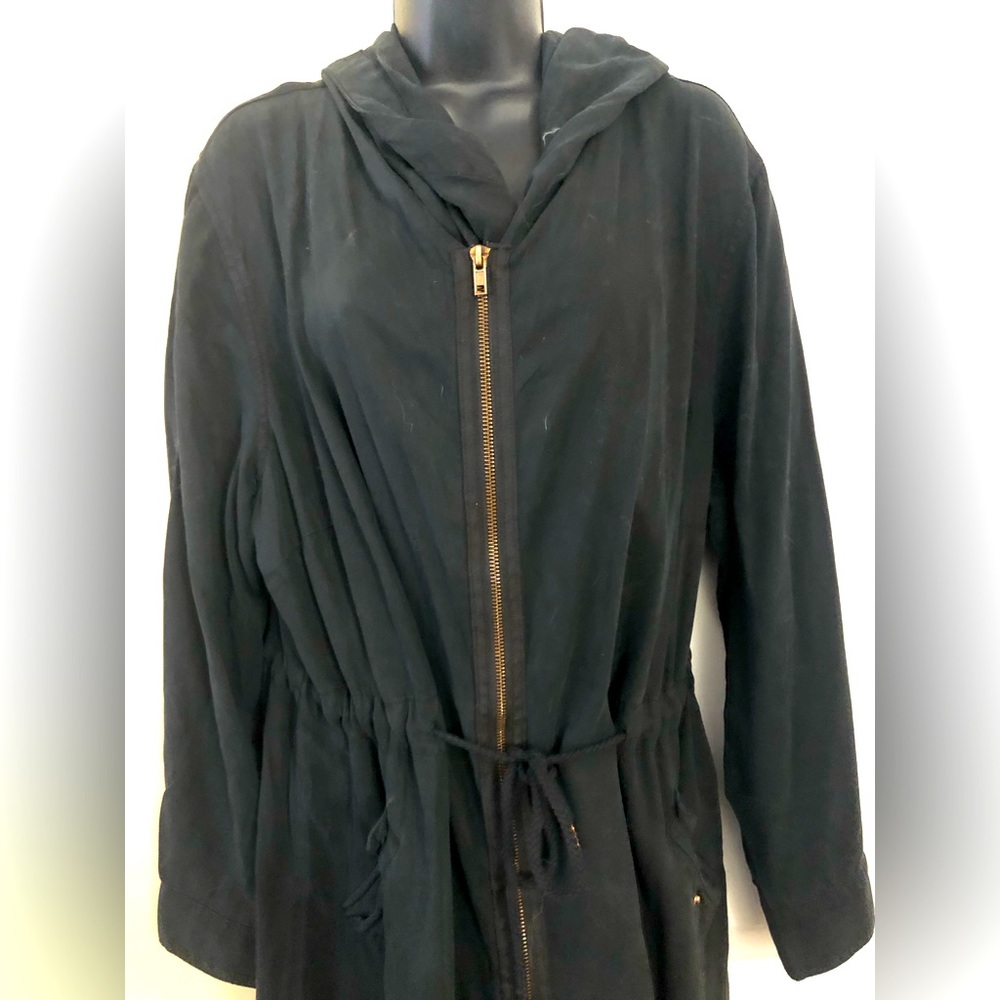 PRICE DROP RWN By Rawan ..designed in LA with Love, black hoodie jacket